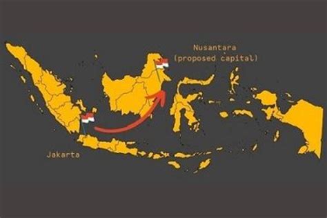 nusantara indonesia capital location